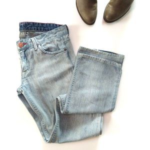 AX Armani Exchange Distressed Mid-Rise Jeans Size 6R